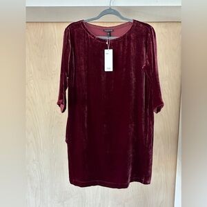 Eileen Fisher Velvet Mini Dress